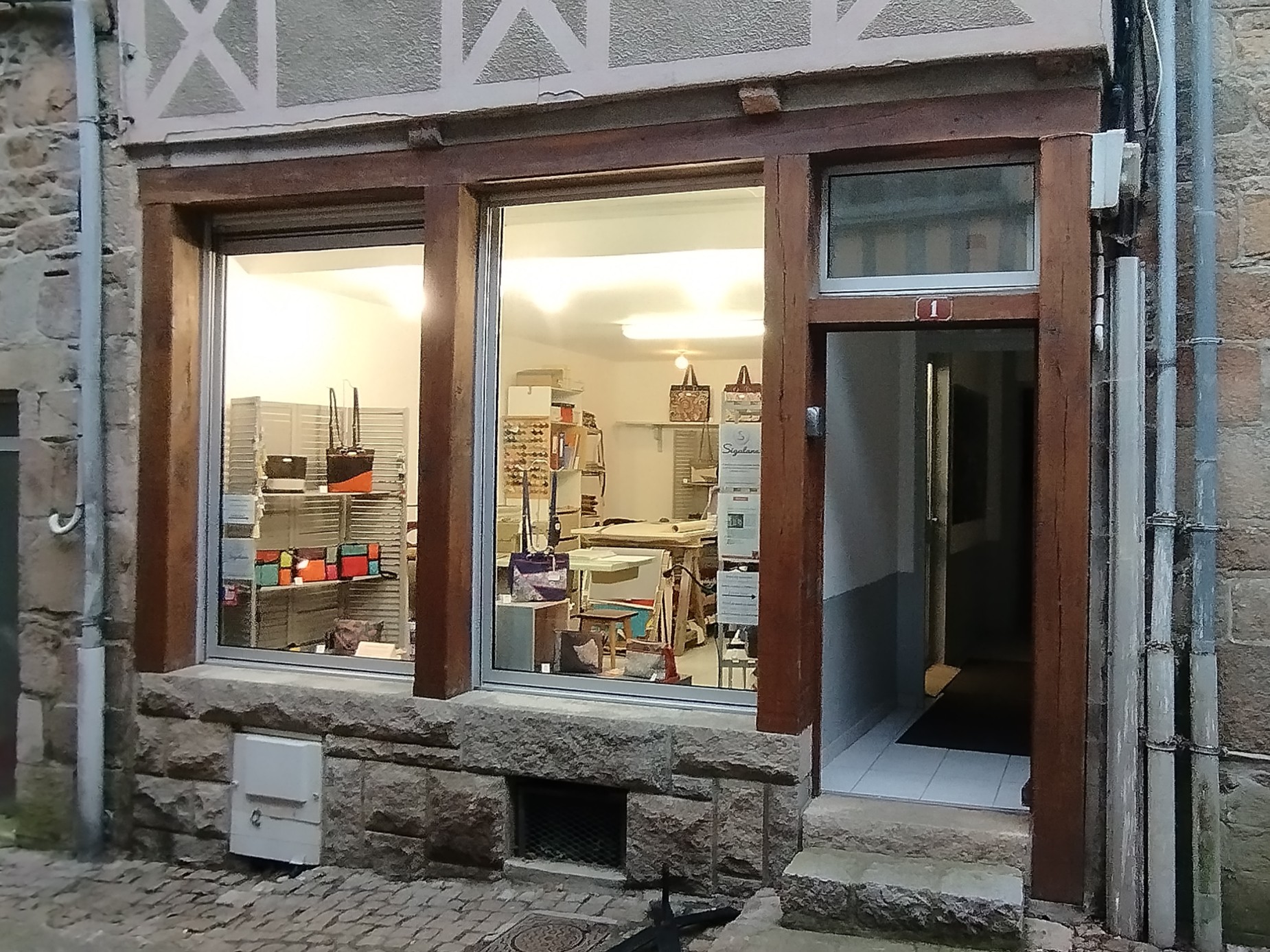 sigalane atelier/boutique à Tréguier (22220) en Bretagne, côtes d'amor