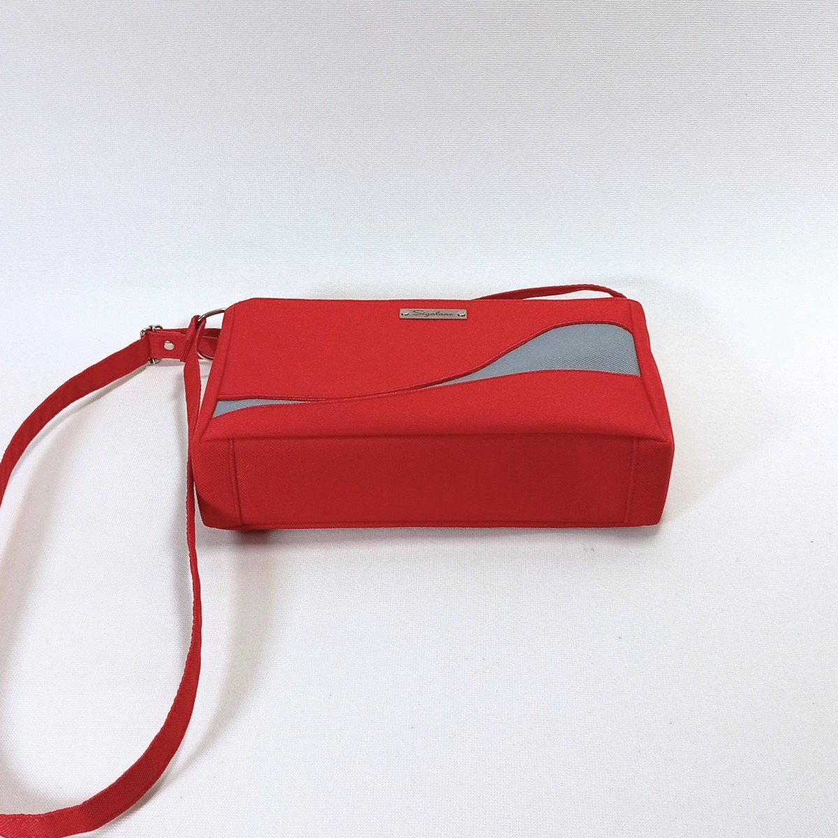 Sac "Rosie" rouge et gris – Image 3