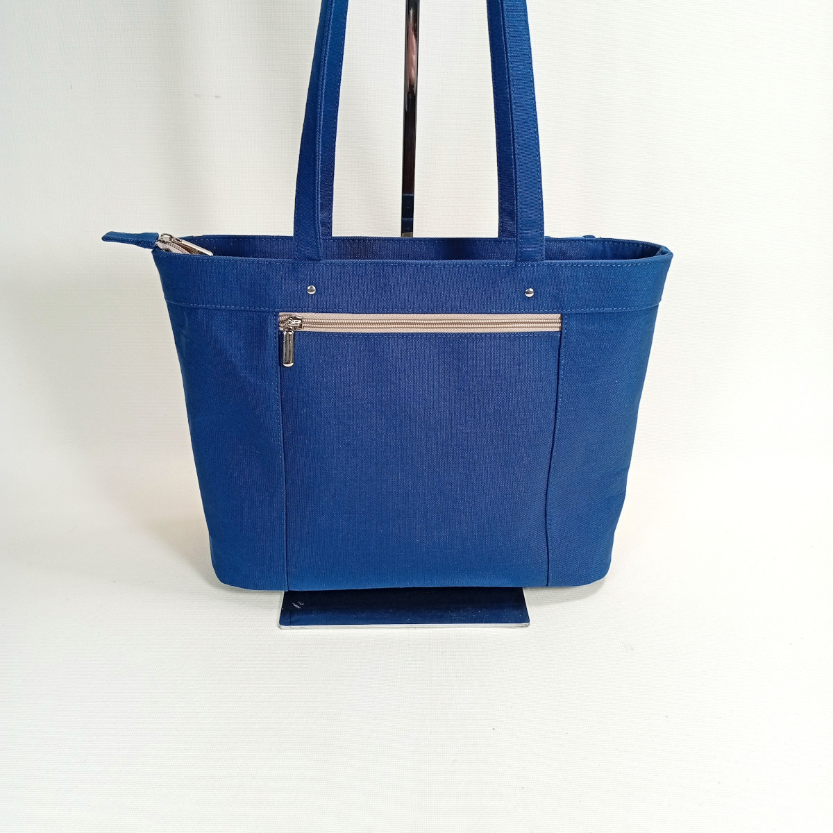 Sac Jessi décor ondulé pensées bleues – Image 3